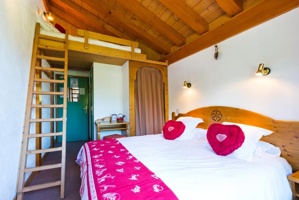 Chalet Hotel Aiguille Blanche Logis Les Gets Exterior foto