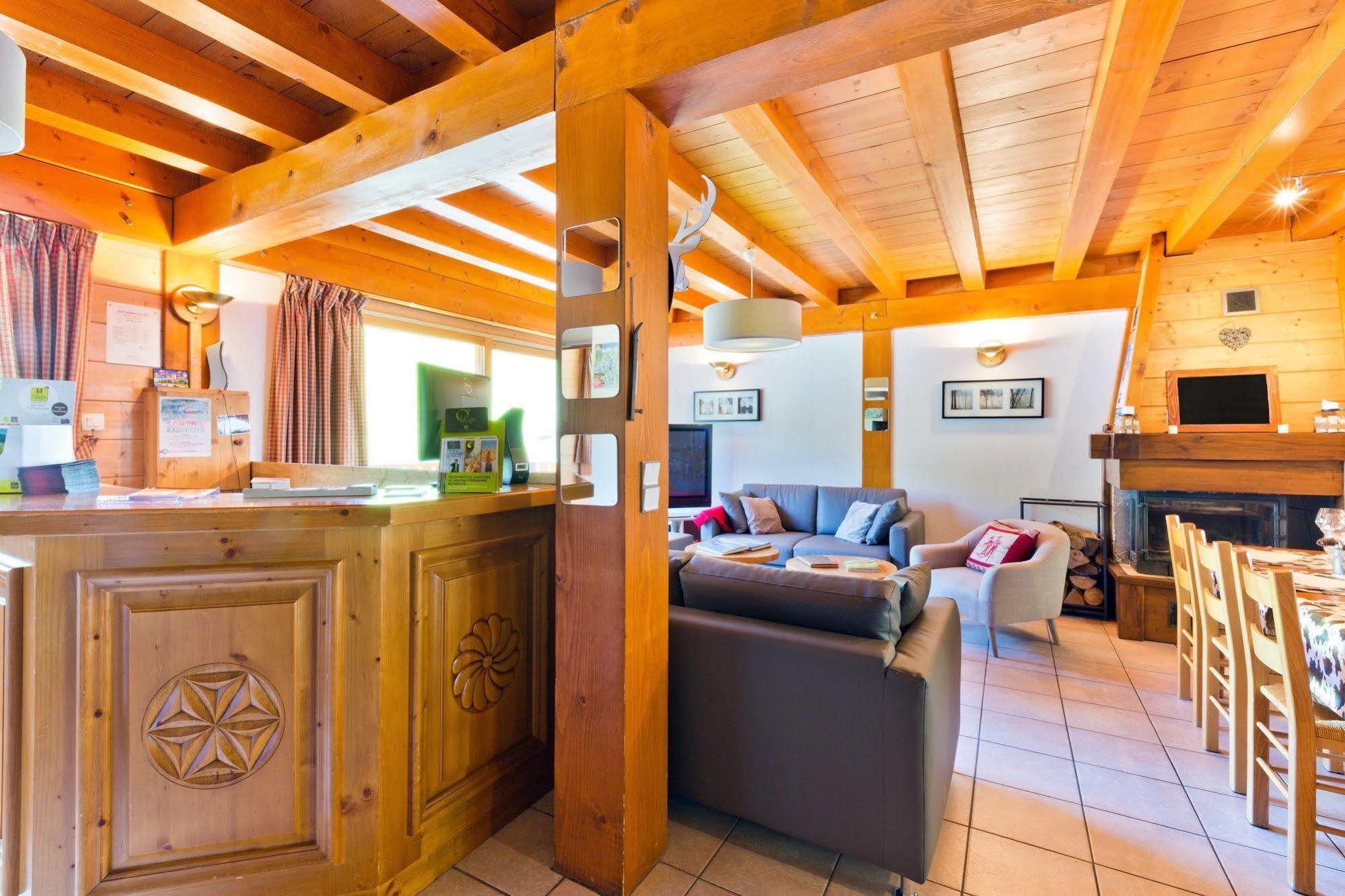 Chalet Hotel Aiguille Blanche Logis Les Gets Exterior foto