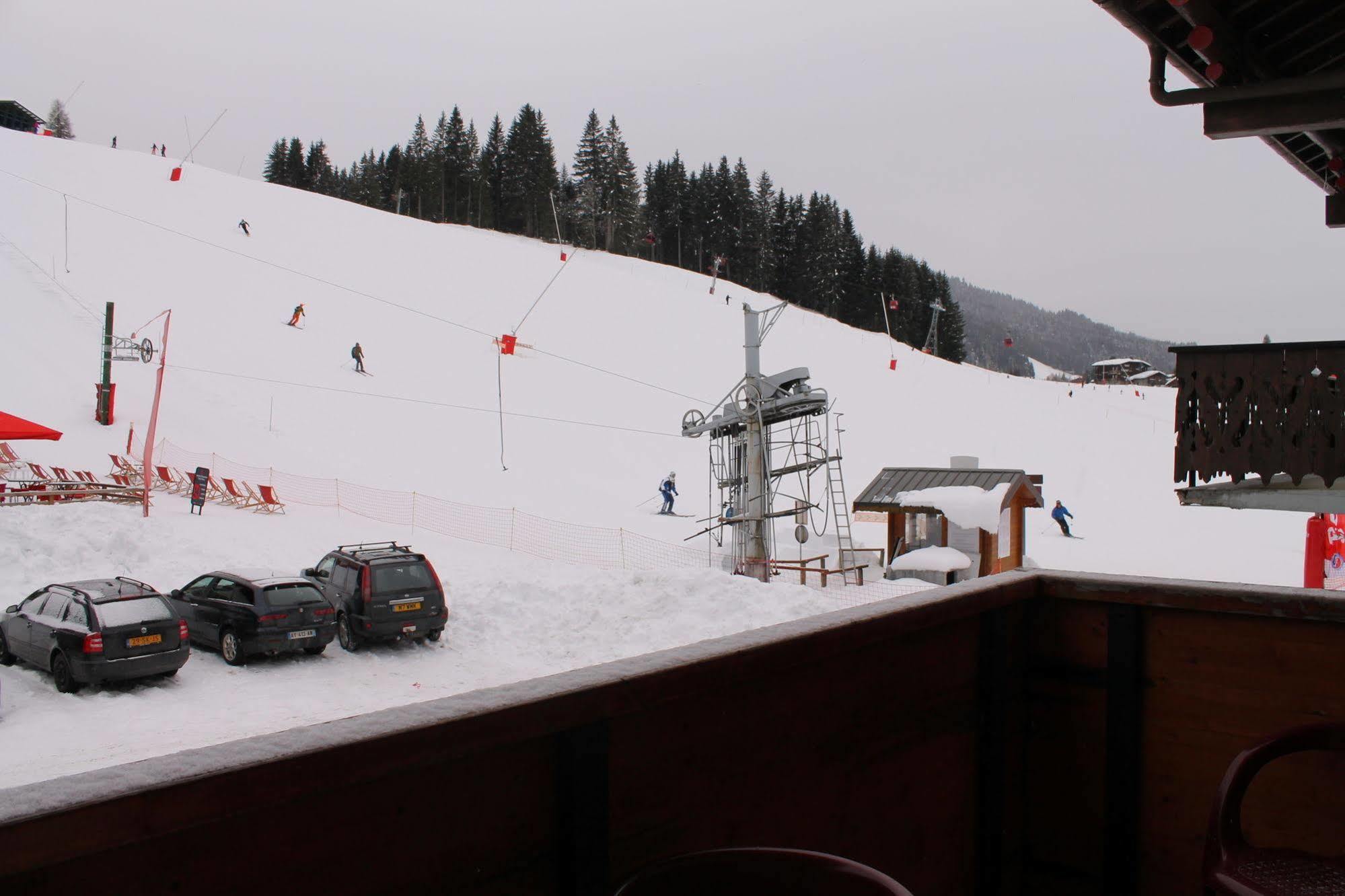 Chalet Hotel Aiguille Blanche Logis Les Gets Exterior foto