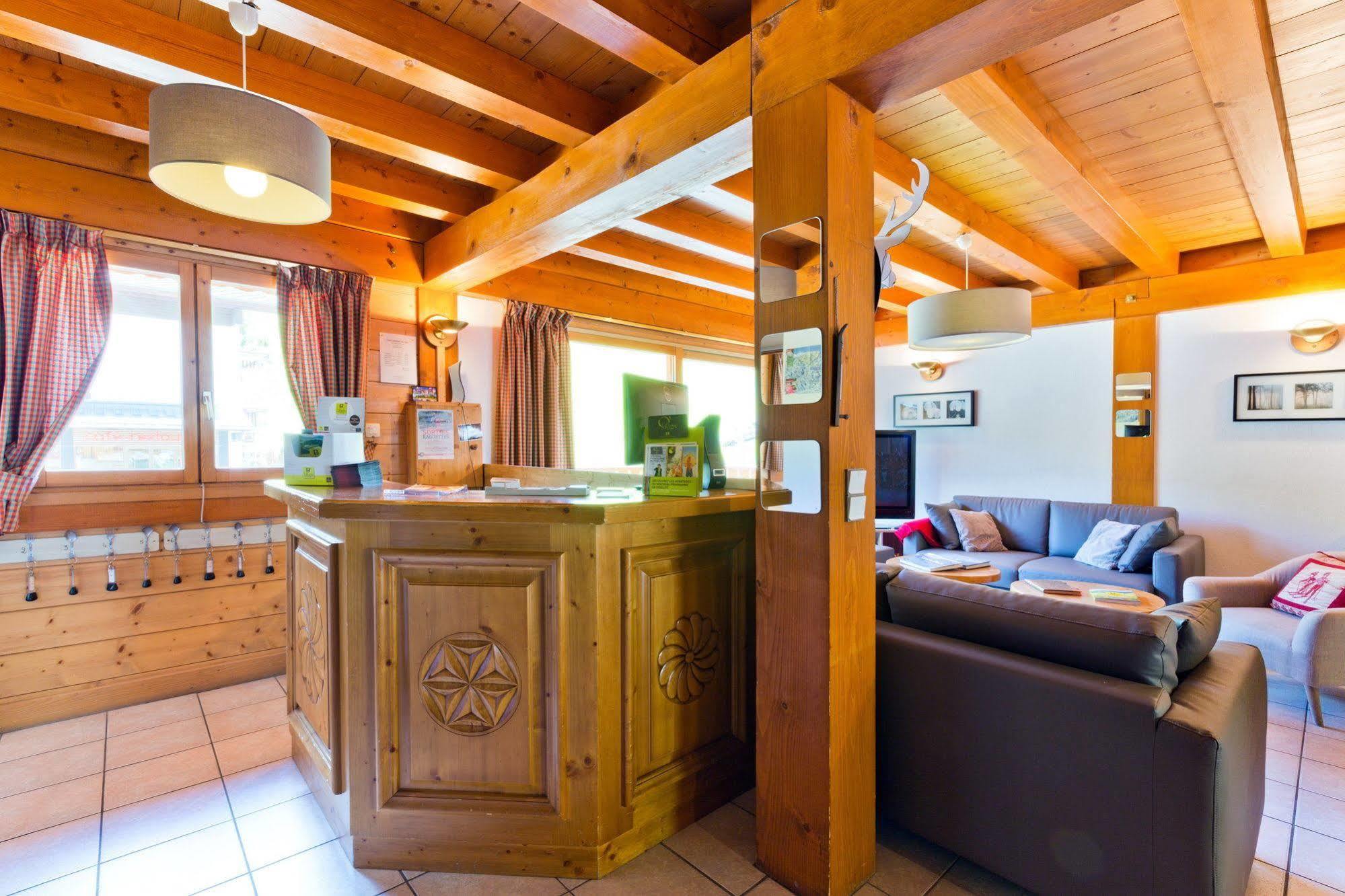 Chalet Hotel Aiguille Blanche Logis Les Gets Exterior foto