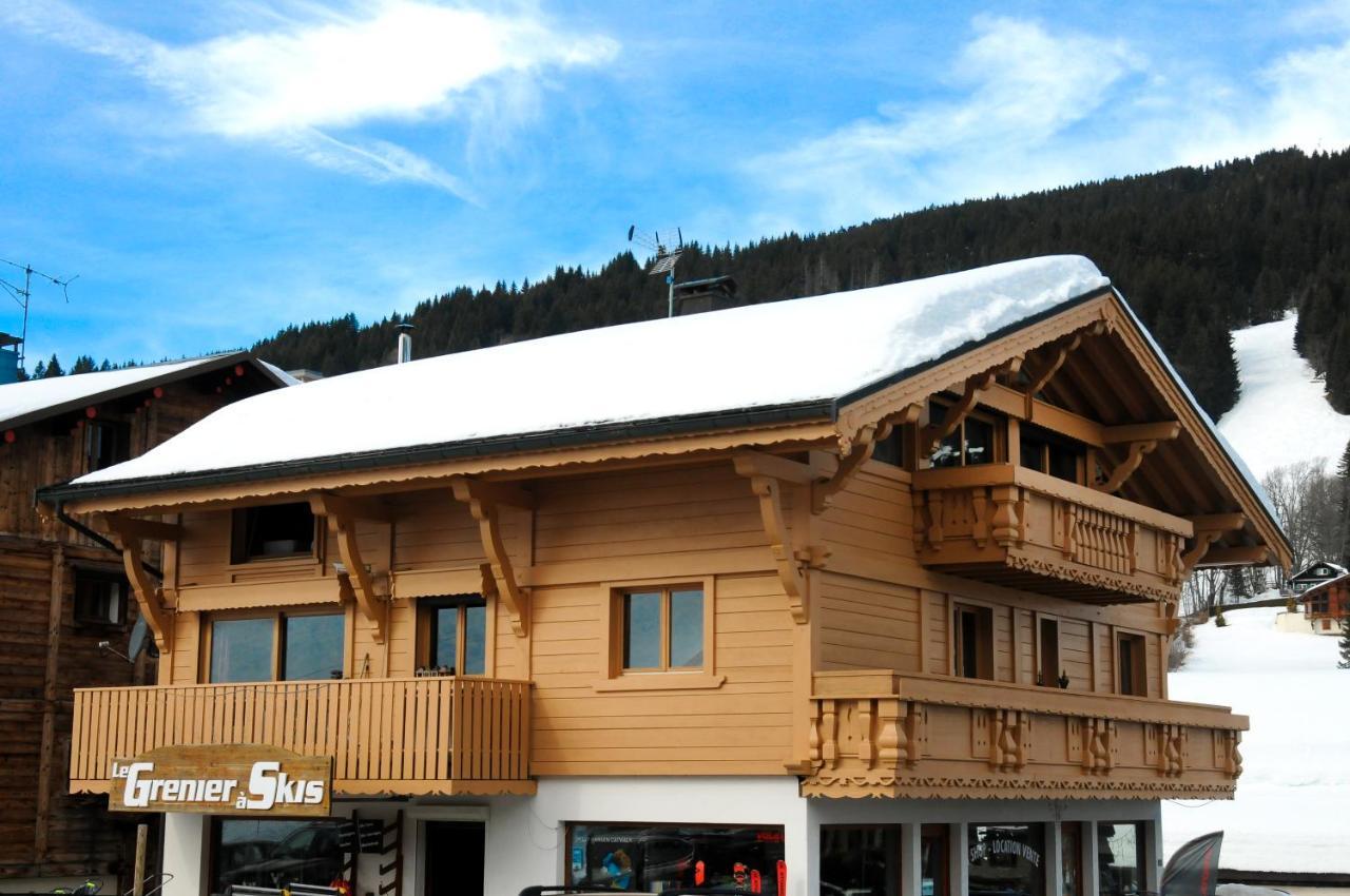 Chalet Hotel Aiguille Blanche Logis Les Gets Exterior foto